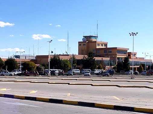 El Alto International Airport exterior  in La Paz, Bolivia