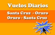 Vuelo Directo Santa Cruz - Oruro